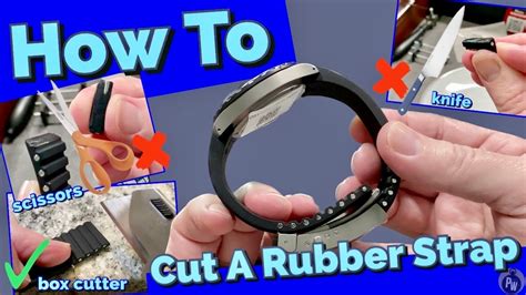 shorten bently breitling rubber strap|how to shorten rubber strap.